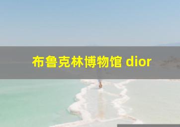 布鲁克林博物馆 dior